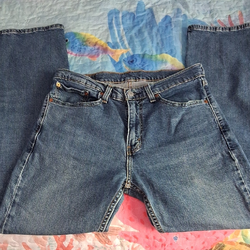 Levi's Women's Straight Leg Denim Jeans - Classic Blue